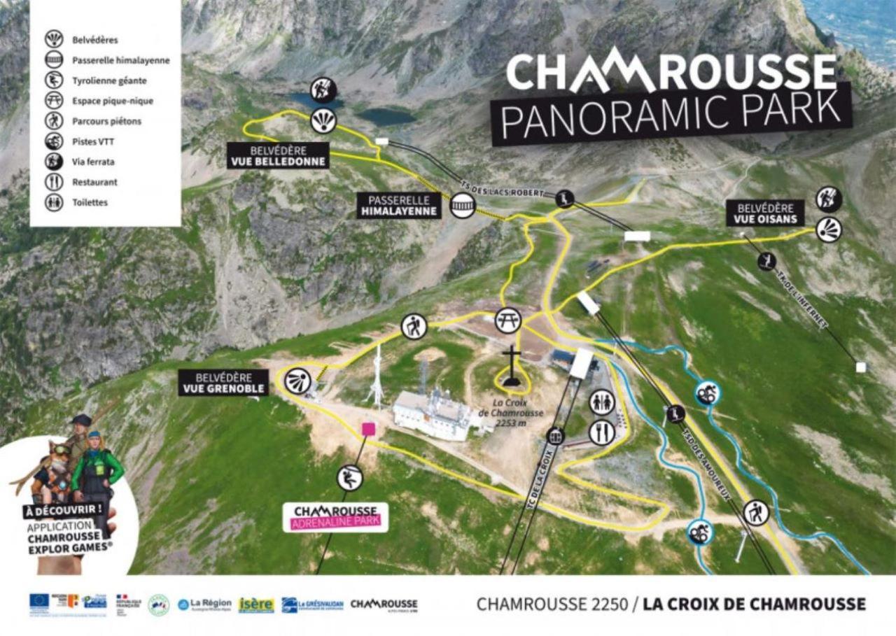 Le T2 Douillet D'Uriage - Residence Le Louvre - Cure Thermale Uriage- Proche Chamrousse - Jusqu'A 3 Personnes - Region Agreable En Toute Saison Vaulnaveys-le-Haut المظهر الخارجي الصورة